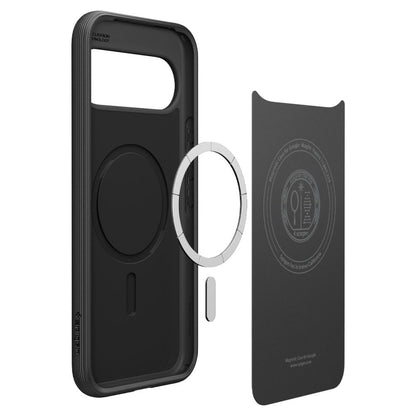 Funda MagSafe para Google Pixel 10 Pro / 10, Spigen, Caseology Parallax, Negra Mate ACS09708