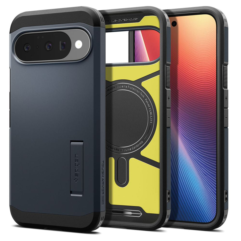 Funda MagSafe para Google Pixel 10 Pro / 10, Spigen, Tough Armor, Azul ACS09706