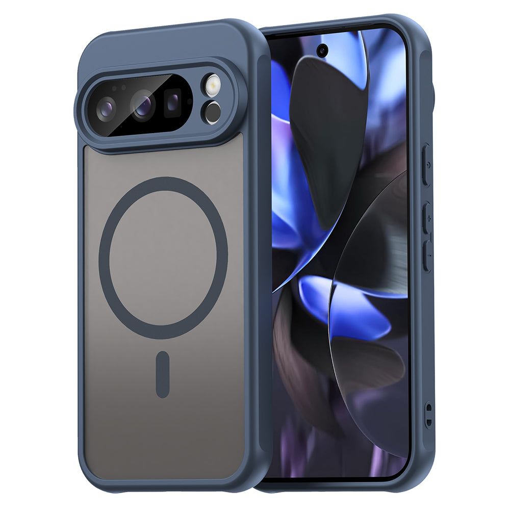 Funda MagSafe para Google Pixel 10 Pro, Techsuit, HaloFrost II, Azul Marino