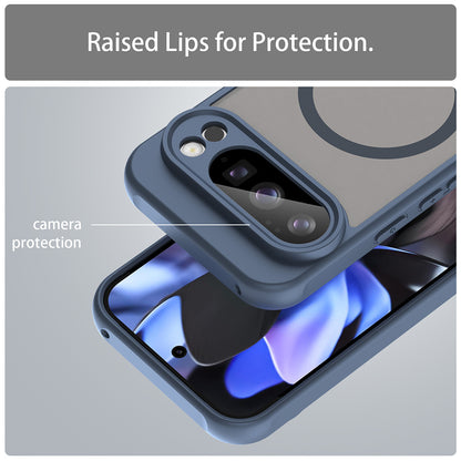 Funda MagSafe para Google Pixel 10 Pro, Techsuit, HaloFrost II, Azul Marino