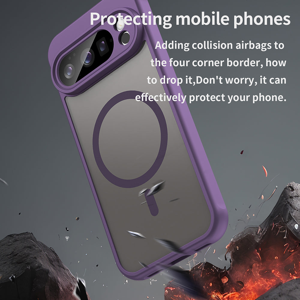 Funda MagSafe para Google Pixel 10 Pro, Techsuit, HaloFrost II, Morado