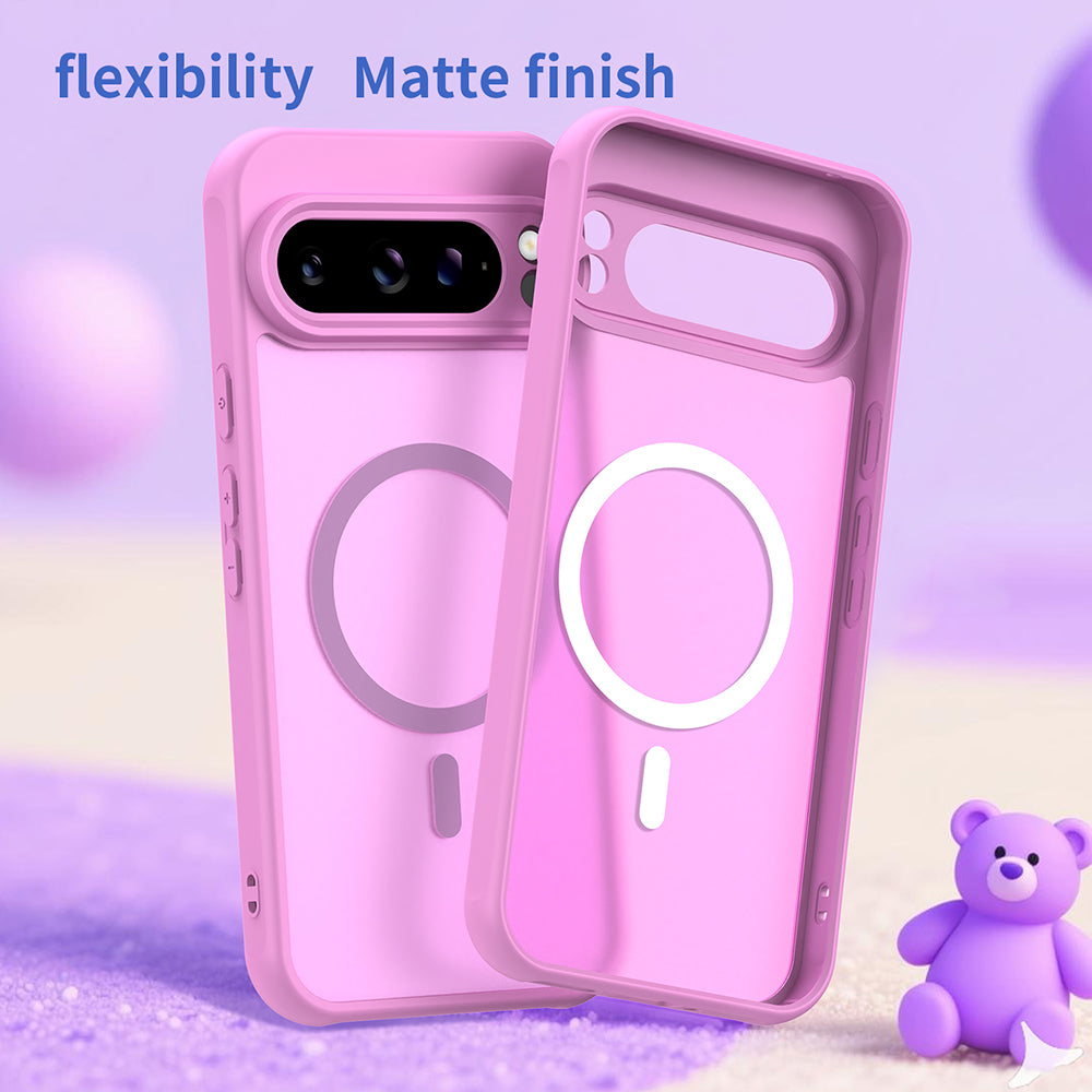 Funda MagSafe para Google Pixel 10 Pro, Techsuit, HaloFrost II, Rosa