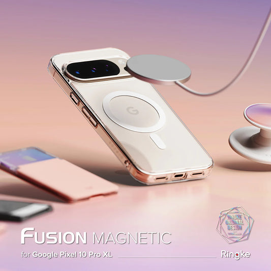 Funda MagSafe para Google Pixel 10 Pro XL, Ringke, Fusion, Transparente
