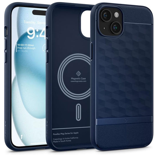 Funda MagSafe para Google Pixel 10 Pro XL, Spigen, Caseology Parallax, Azul ACS09733