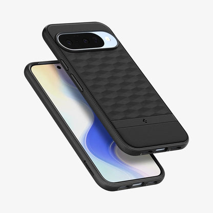 Funda MagSafe para Google Pixel 10 Pro XL, Spigen, Caseology Parallax, Negra Mate ACS09731