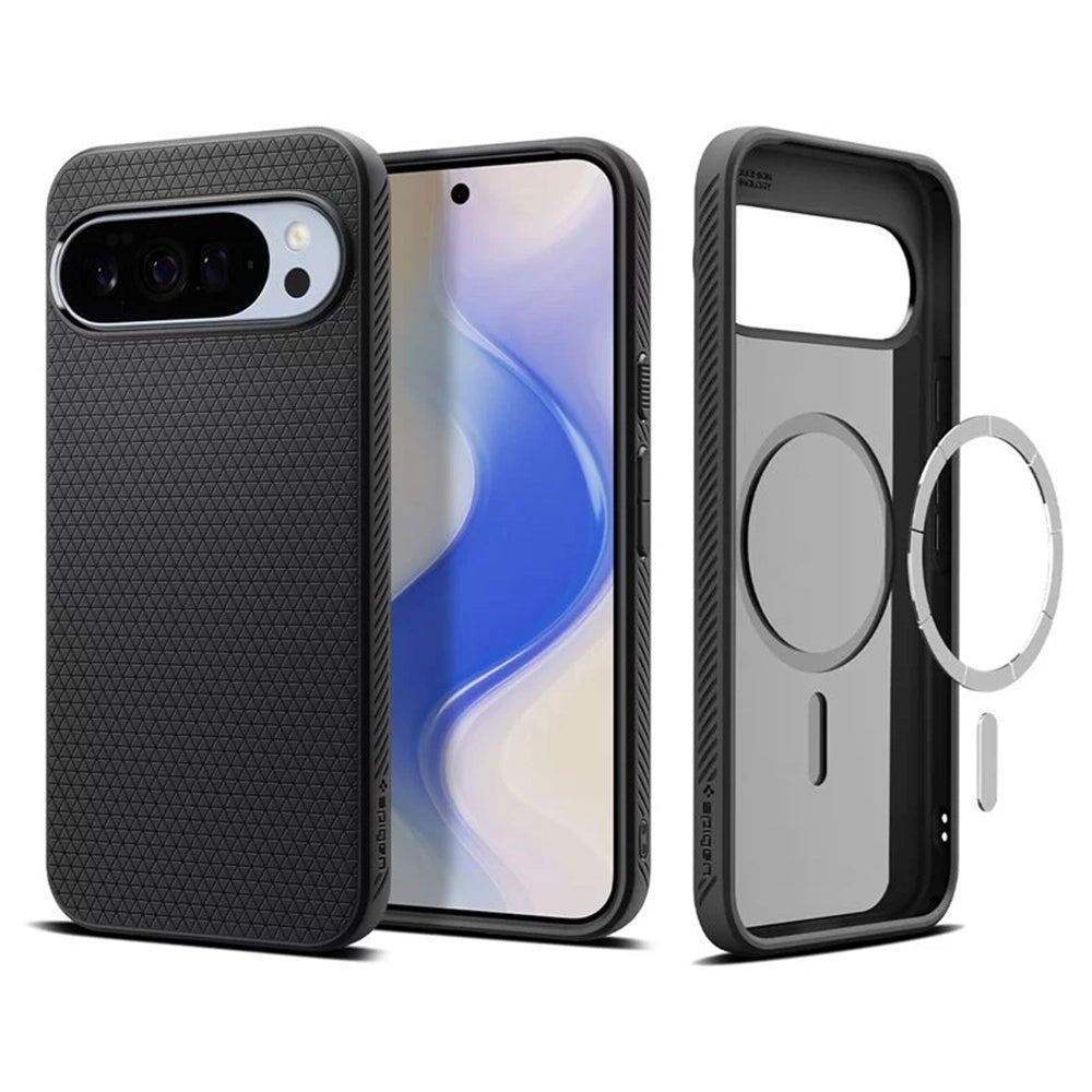 Funda MagSafe para Google Pixel 10 Pro XL, Spigen, Liquid Air, Negra Mate ACS09718