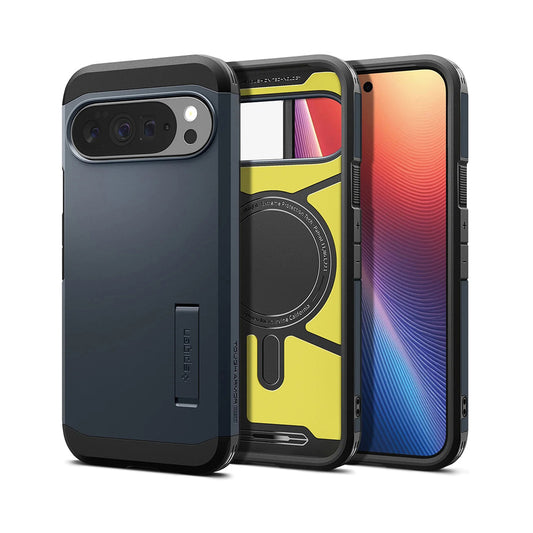 MagSafe Case for Google Pixel 10 Pro XL, Spigen, Tough Armor, Blue ACS09729