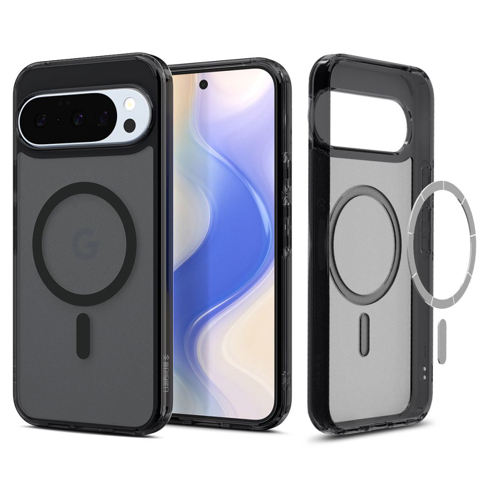 Funda MagSafe para Google Pixel 10 Pro XL, Spigen, Ultra Hybrid, Negra Satinada ACS09726