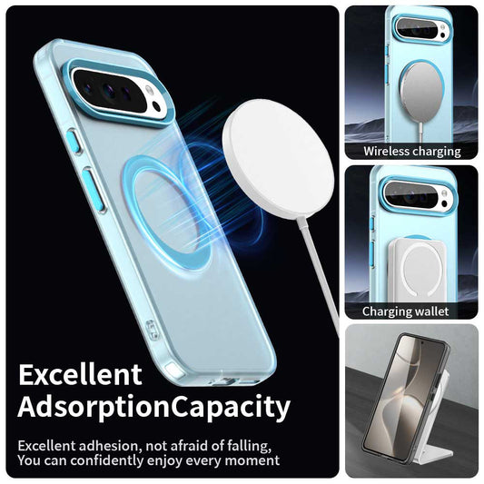 Funda MagSafe para Google Pixel 10 Pro XL, Techsuit, CandyCase, Azul