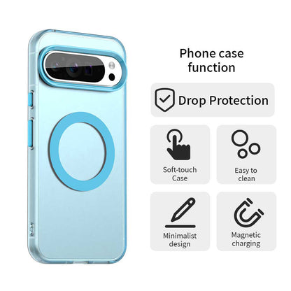 Funda MagSafe para Google Pixel 10 Pro XL, Techsuit, CandyCase, Azul