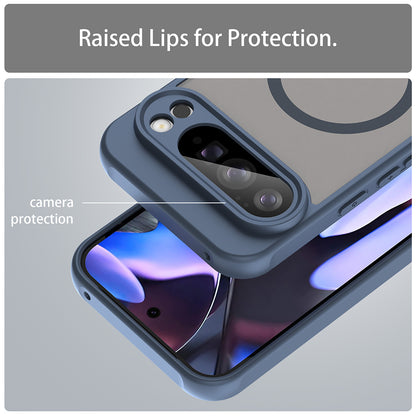 Funda MagSafe para Google Pixel 10 Pro XL, Techsuit, HaloFrost II, Azul Marino