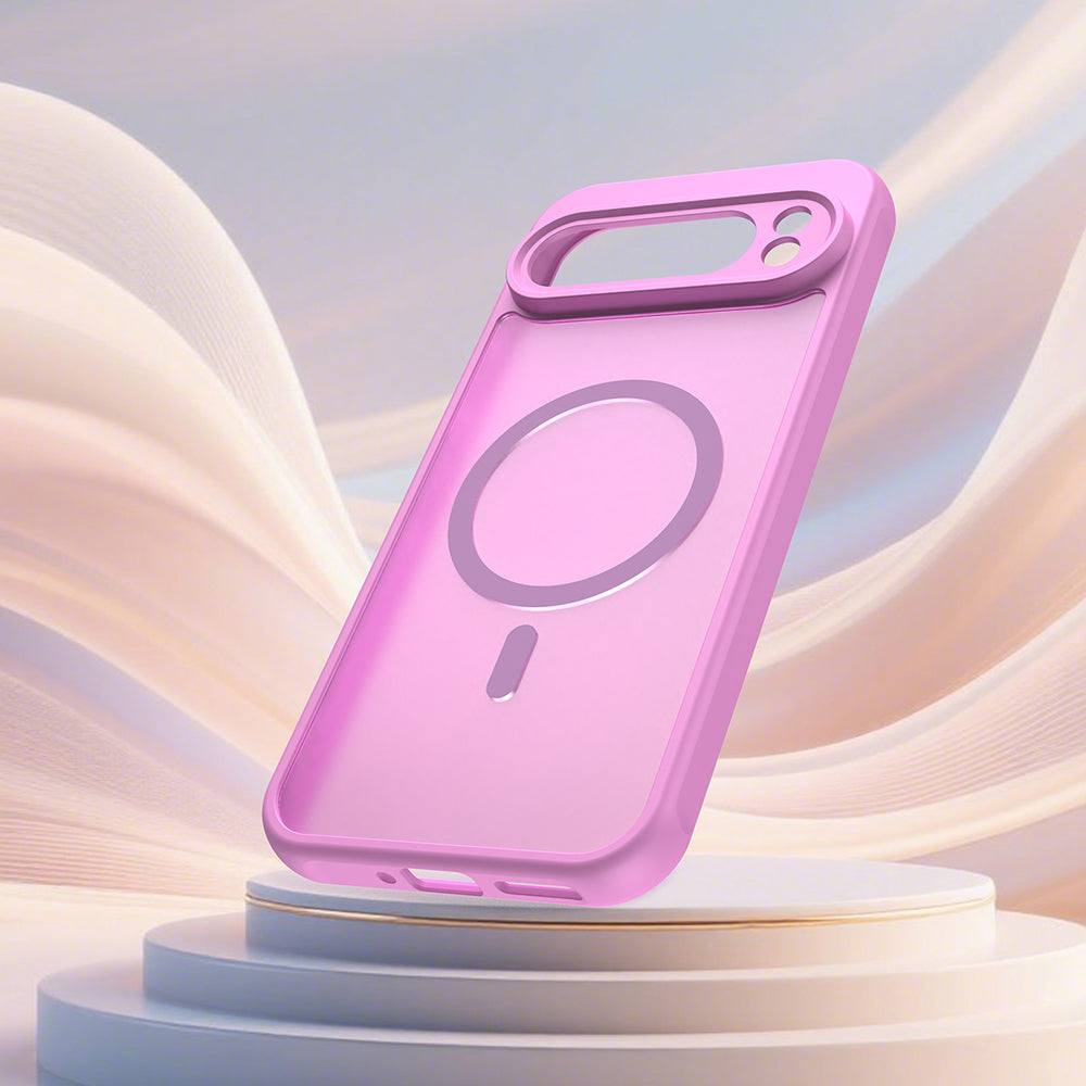 Funda MagSafe para Google Pixel 10 Pro XL, Techsuit, HaloFrost II, Rosa