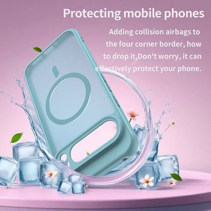 Funda MagSafe para Google Pixel 10 Pro XL, Techsuit, HaloFrost II, Verde Claro