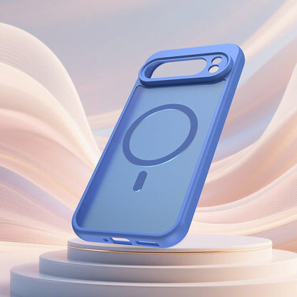 Funda MagSafe para Google Pixel 10, Techsuit, HaloFrost II, Azul.