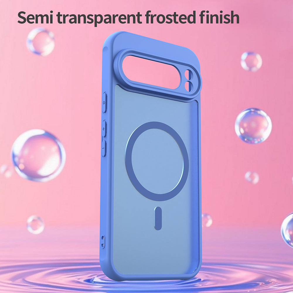 Funda MagSafe para Google Pixel 10, Techsuit, HaloFrost II, Azul.