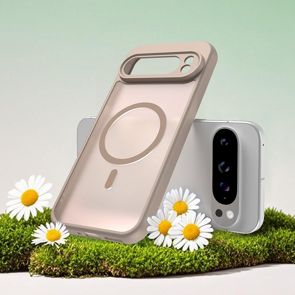 Funda MagSafe para Google Pixel 10, Techsuit, HaloFrost II, Dorada