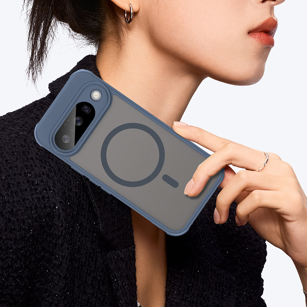 Funda MagSafe para Google Pixel 10, Techsuit, HaloFrost II, Azul marino