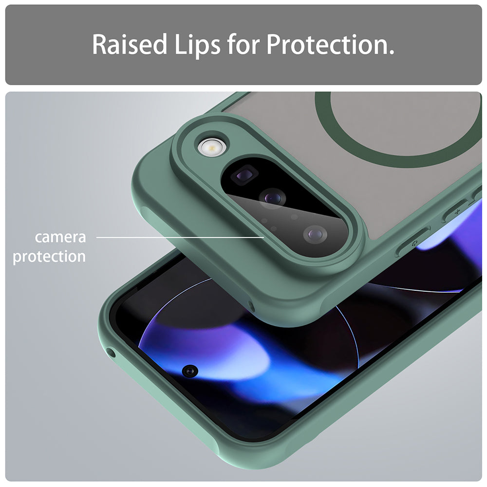 Funda MagSafe para Google Pixel 10, Techsuit, HaloFrost II, Verde