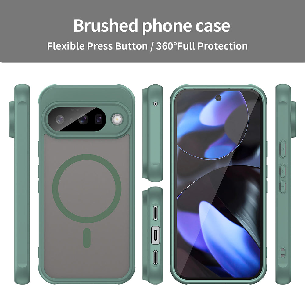 Funda MagSafe para Google Pixel 10, Techsuit, HaloFrost II, Verde