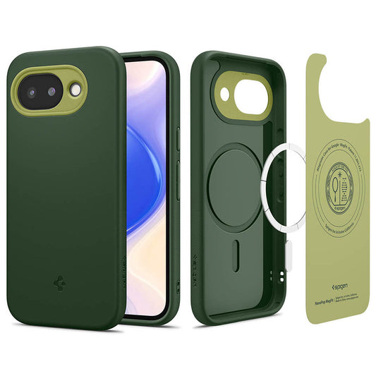 Funda MagSafe para Google Pixel 10a, Spigen, Caseology Nano Pop, Verde ACS11288