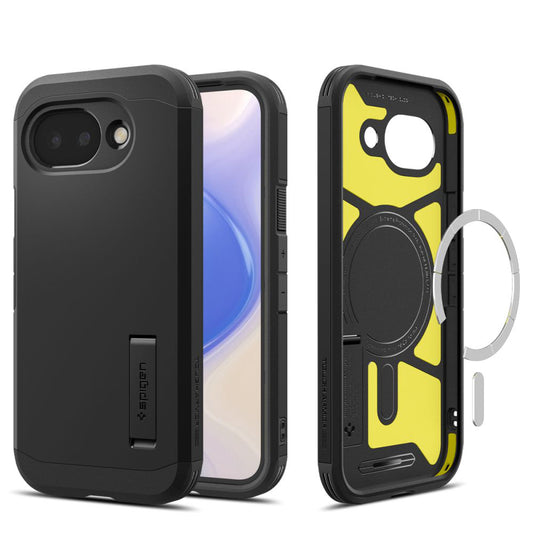 Funda MagSafe para Google Pixel 10a, Spigen, Tough Armor, Negra ACS11280