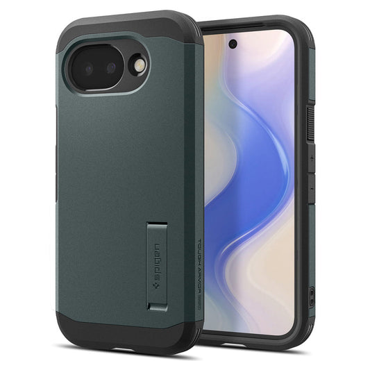 Funda MagSafe para Google Pixel 10a, Spigen, Tough Armor, Verde ACS11282