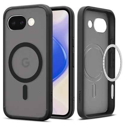 Funda MagSafe para Google Pixel 10a, Spigen, Ultra Hybrid, Negra Satinada ACS11278