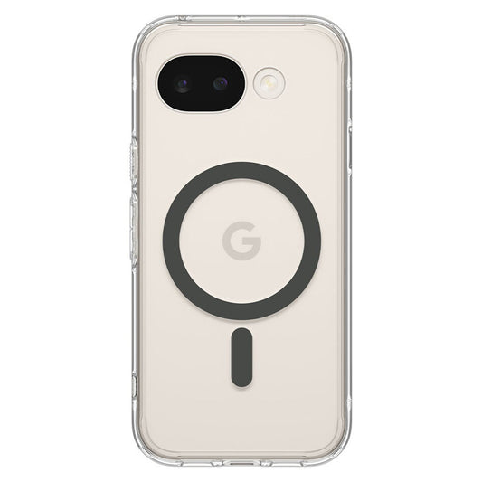 Funda MagSafe para Google Pixel 10a, Spigen, Ultra Hybrid, Gris Transparente ACS11277