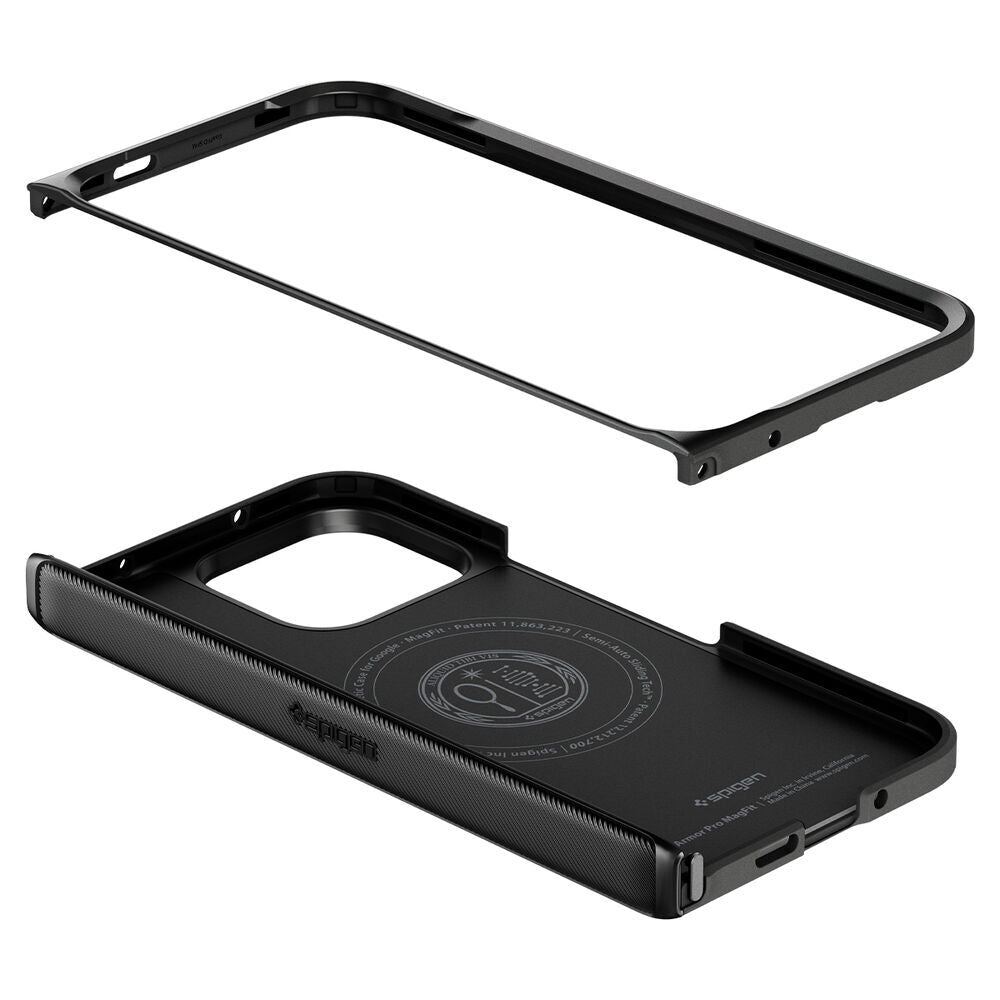 Funda MagSafe para Google Pixel 11 Pro Fold, Spigen, Slim Armor Pro, Negra ACS11458