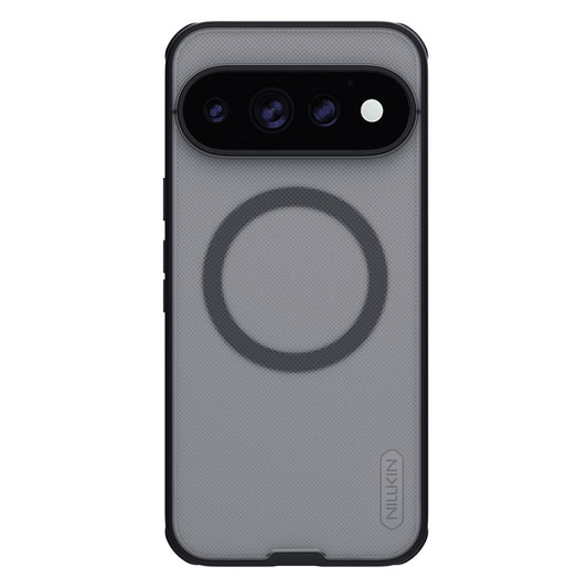 Funda MagSafe para Google Pixel 11 Pro, Nillkin, Super Shield Pro, negra transparente satinada