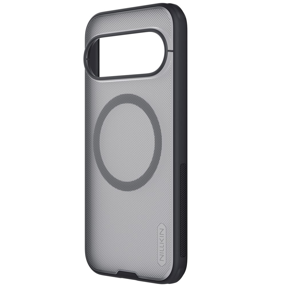 Funda MagSafe para Google Pixel 11 Pro, Nillkin, Super Shield Pro, negra transparente satinada