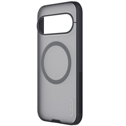 Funda MagSafe para Google Pixel 11 Pro, Nillkin, Super Shield Pro, negra transparente satinada