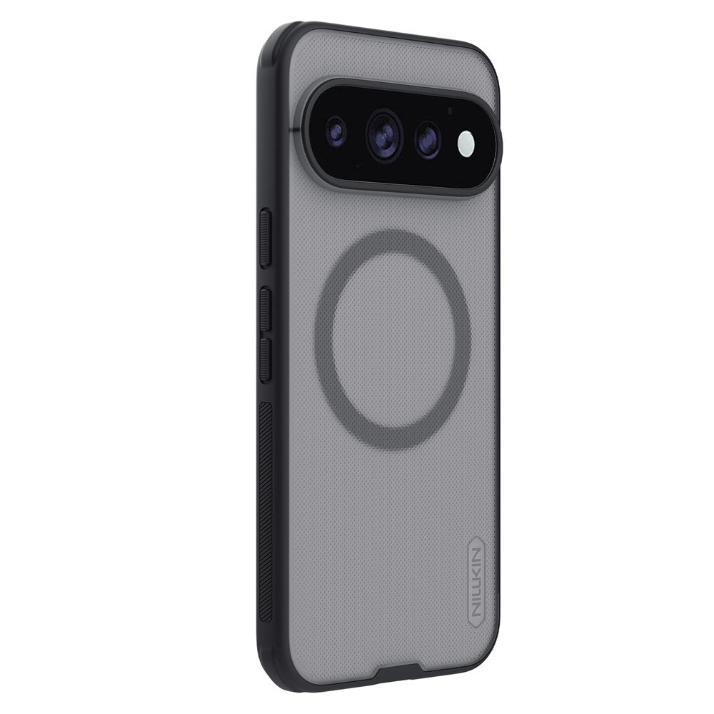 Funda MagSafe para Google Pixel 11 Pro, Nillkin, Super Shield Pro, negra transparente satinada