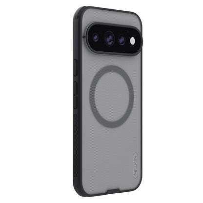 Funda MagSafe para Google Pixel 11 Pro, Nillkin, Super Shield Pro, negra transparente satinada