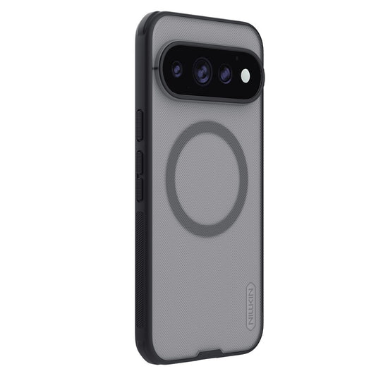 Funda MagSafe para Google Pixel 11 Pro, Nillkin, Super Shield Pro, negra transparente satinada