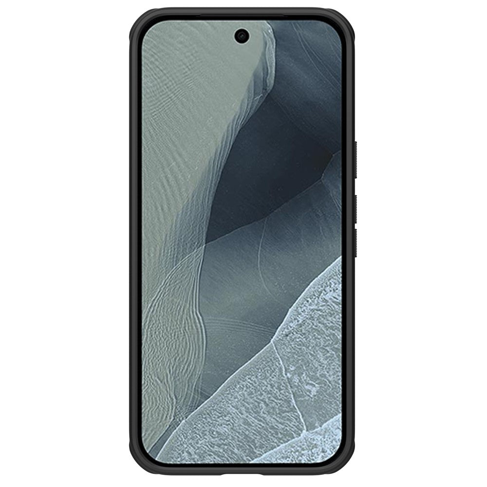 Funda MagSafe para Google Pixel 11 Pro, Nillkin, Super Shield Pro, negra transparente satinada