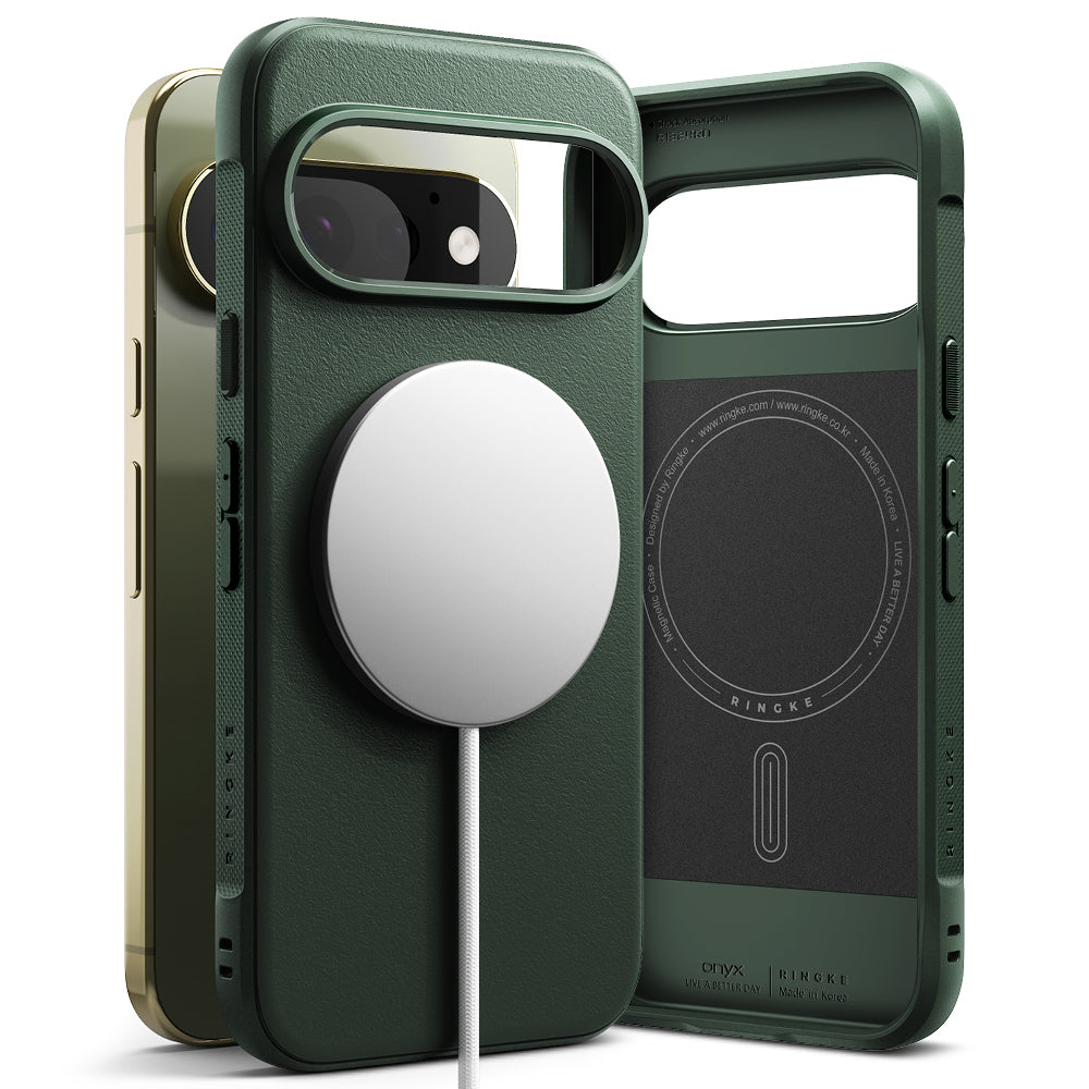 Funda MagSafe para Google Pixel 11 Pro, Ringke, Onyx, Verde Oscuro