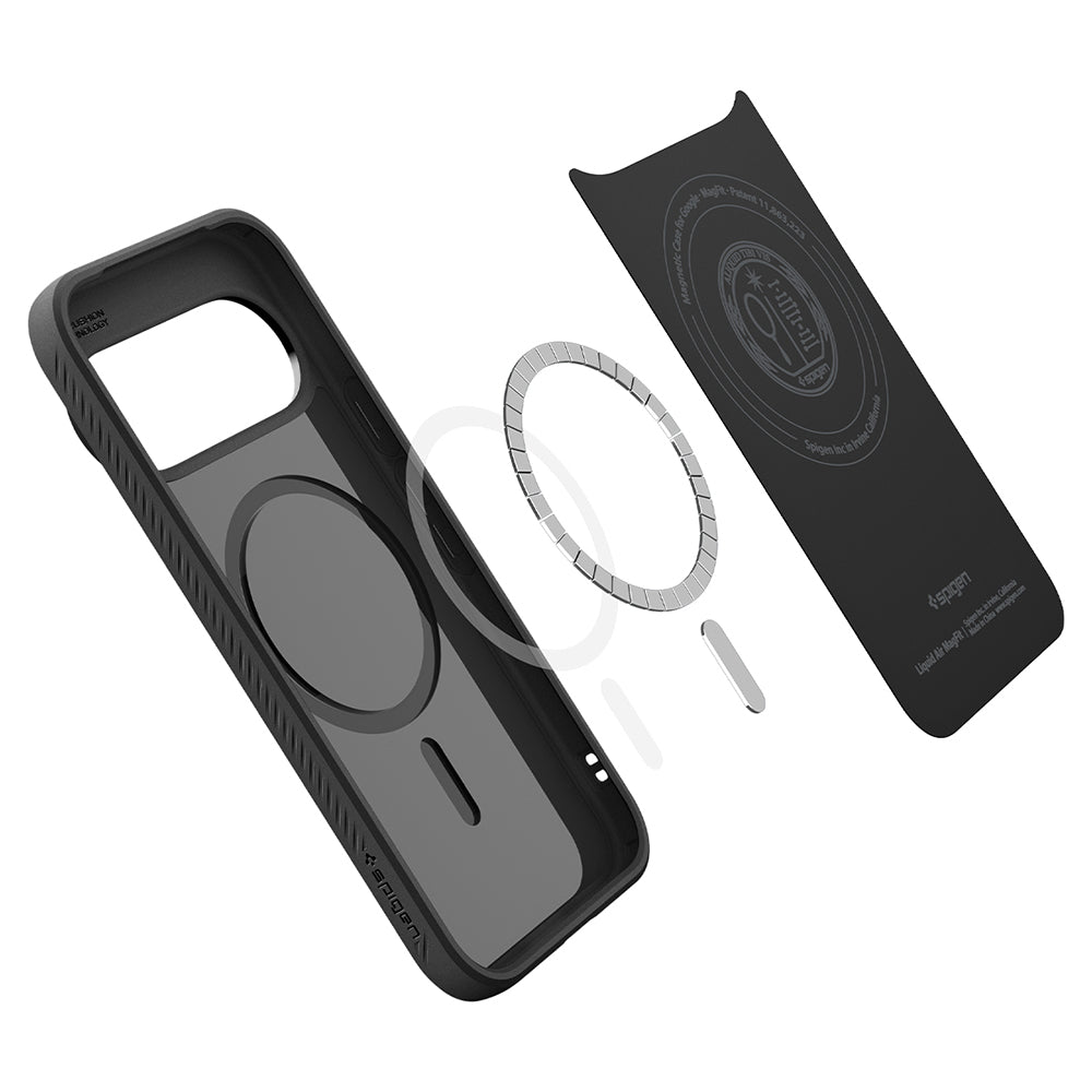 Funda MagSafe para Google Pixel 11 Pro, Spigen, Liquid Air, Negra Mate ACS11429