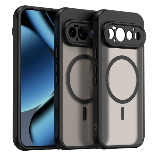 Funda MagSafe para Google Pixel 11 Pro, Techsuit, HaloFrost II, Negra