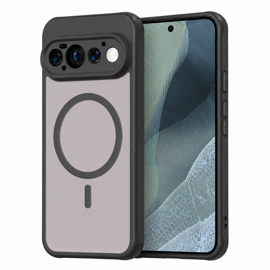 Funda MagSafe para Google Pixel 11 Pro, Techsuit, HaloFrost II, Negra