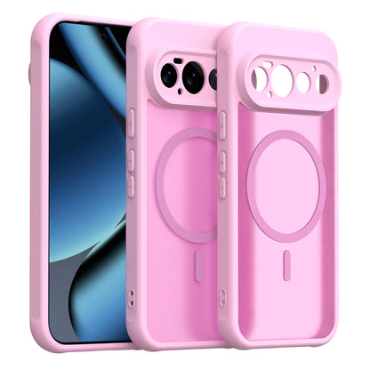 Funda MagSafe para Google Pixel 11 Pro, Techsuit, HaloFrost II, Rosa