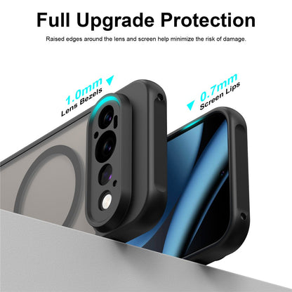 Funda MagSafe para Google Pixel 11 Pro, Techsuit, HaloFrost II, Rosa