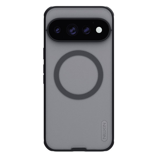 Funda MagSafe para Google Pixel 11 Pro XL, Nillkin, Super Shield Pro, negra transparente satinada