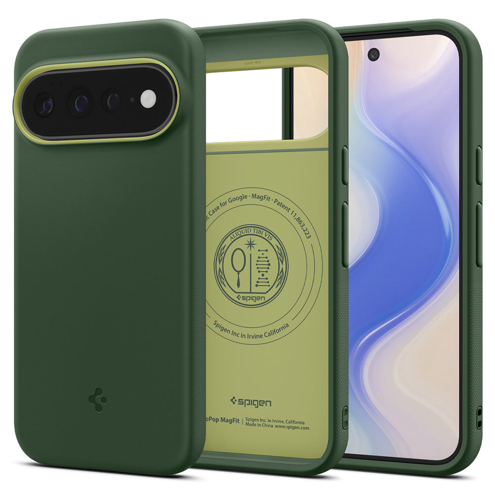 Funda MagSafe para Google Pixel 11 Pro XL, Spigen, Caseology Nano Pop, Verde ACS11456