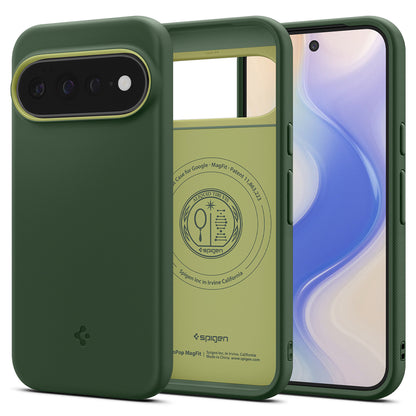 Funda MagSafe para Google Pixel 11 Pro XL, Spigen, Caseology Nano Pop, Verde ACS11456