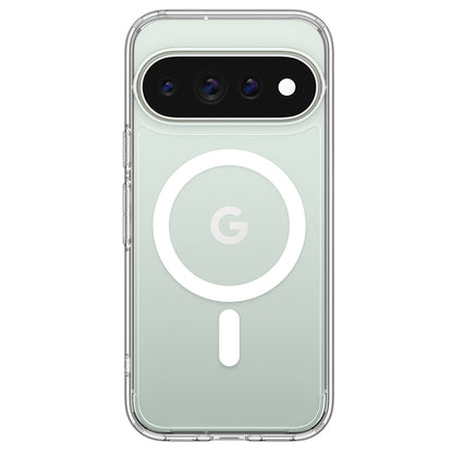 Funda MagSafe para Google Pixel 11 Pro XL, Spigen, Ultra Hybrid, Transparente Blanca ACS11451