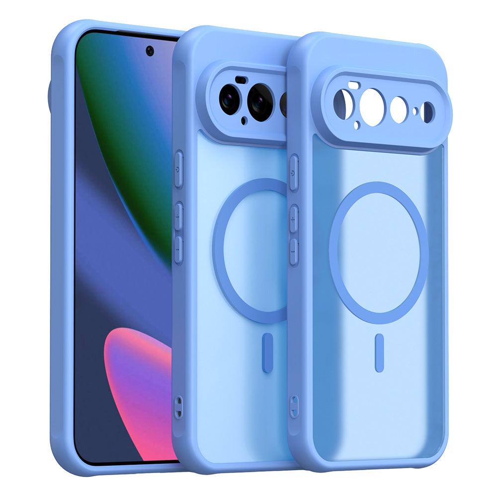 Funda MagSafe para Google Pixel 11 Pro XL, Techsuit, HaloFrost II, Azul