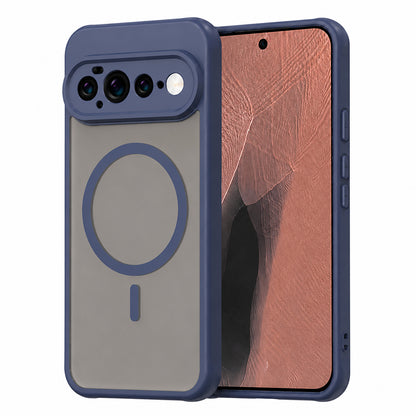Funda MagSafe para Google Pixel 11 Pro XL, Techsuit, HaloFrost II, Azul Marino