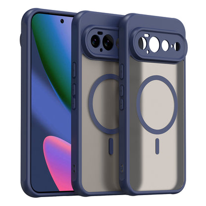 Funda MagSafe para Google Pixel 11 Pro XL, Techsuit, HaloFrost II, Azul Marino