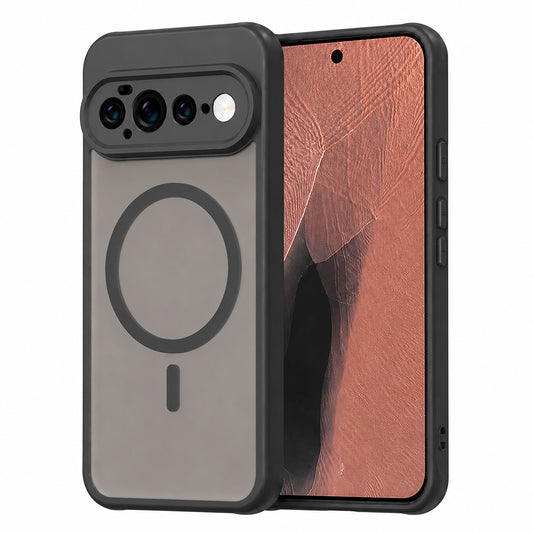 Funda MagSafe para Google Pixel 11 Pro XL, Techsuit, HaloFrost II, Negra